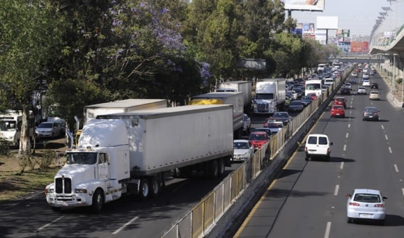 Horarios de circulación para transporte de carga en CDMX