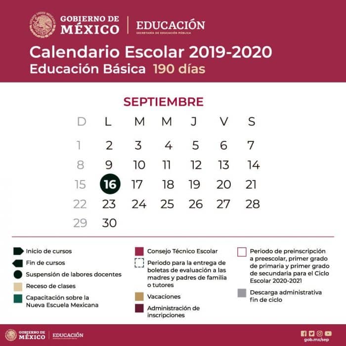Gem Calendario Escolar 2019 2020 Educacion