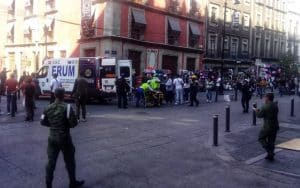 Balacera cerca de Palacio Nacional