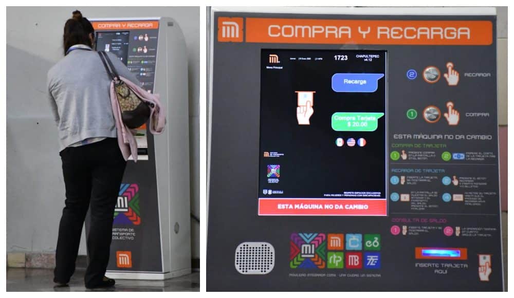 Guía para usar las nuevas máquinas de recarga del metro - News Report MX