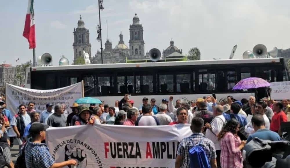 megamarcha de transportistas