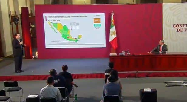 coronavirus en México al 27 de abril