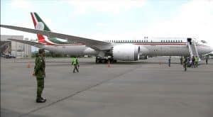 Avión presidencial ya está en méxico