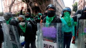 operativo por marchas del Día de Acción Global por el Aborto Legal