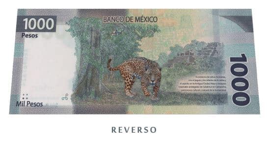 características del nuevo billete de 1000 pesos