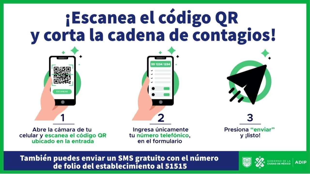 códigos QR para rastrear COVID-19 en el Metro de la CDMX