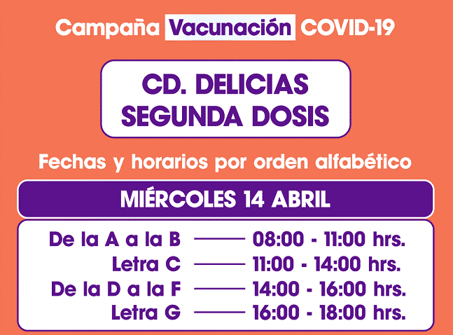 Inicia mañana aplicación de segunda dosis de vacuna anti-COVID en Delicias,  Chihuahua - News Report MX