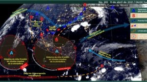 Pronóstico del clima para el domingo 11 de abril