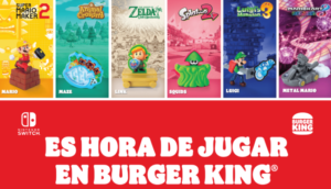 Burger King regalará juguetes temáticos de Nintendo