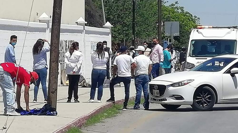 murió 100 metros antes de llegar al centro de vacunación