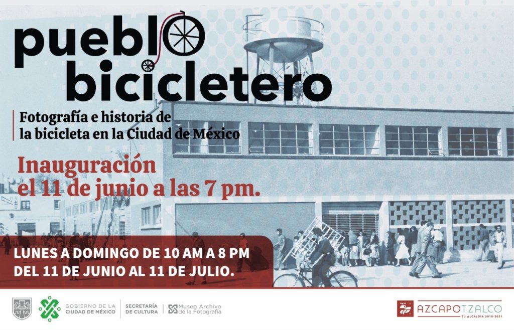  exposición “Pueblo bicicletero” en Azcapotzalco