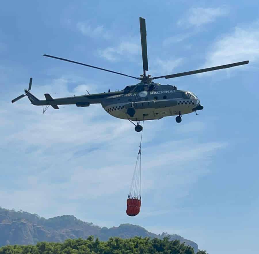 Incendio en el cerro del Tepozteco