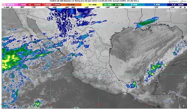 Pronóstico del Clima para el jueves 26 de enero - News Report MX