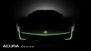 Acura presentó un inesperado adelanto de su último Electric Vision