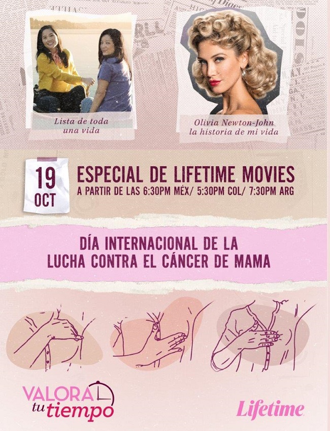 Lifetime prepara programación especial “Dia Internacional de la Lucha Contra el Cáncer de Mama”