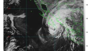 Norma impactó al sur del poblado de Todos Santos, municipio de La Paz, Baja California Sur