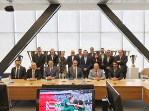 La FMF y LIGA BBVA MX sostienen inédita reunión con cinco embajadores de Países del Golfo y Norte de África