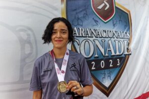 Gracias a su ímpetu Karen Escobar sigue siendo campeona en bala de paratletismo